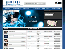 Tablet Screenshot of everyticket.com